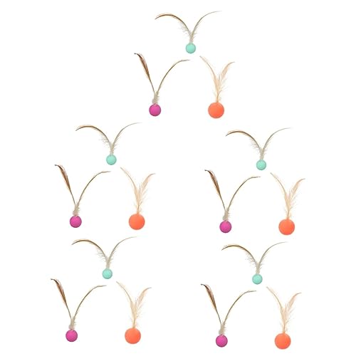 POPETPOP 15 STK Lustige Katze Springender Ball Katzenspielzeug Für Die Räumung Von Innenkatzen Katze Hüpfend Teaser Katzenspielzeug Für Wohnungskatzen Die Katze Snack Gummi POPETPOP 15 STK Lustige Katze Springender Ball Katzenspielzeug Für Die Räumung Von Innenkatzen Katze Hüpfend Teaser Katzenspielzeug Für Wohnungskatzen Die Katze Snack Gummi von POPETPOP