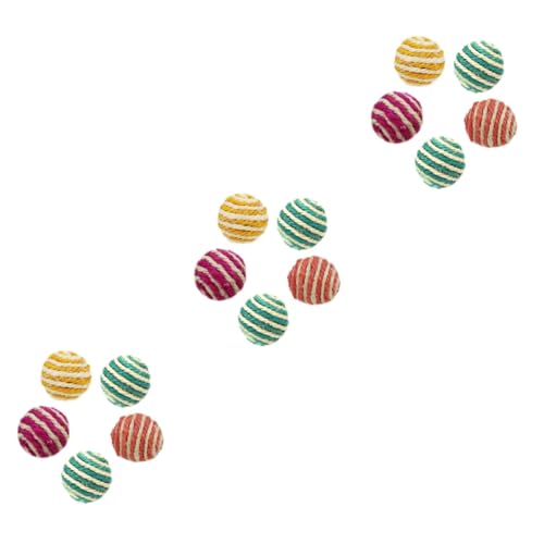 POPETPOP 15 STK Spielzeug Für Haustiere Haustierzubehör Haustiersachen Haustierspielzeug Für Katzen Sisalball Kätzchen Teaser Beissen Katze Haustier POPETPOP 15 STK Spielzeug Für Haustiere Haustierzubehör Haustiersachen Haustierspielzeug Für Katzen Sisalball Kätzchen Teaser Beissen Katze Haustier von POPETPOP