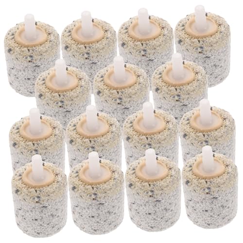 POPETPOP Luftkugeln Für Aquarien 15er-Pack Sprudelsteine Sauerstoffanreichernde Luftsteine ​​für Aquarien Sprudeldiffusoren Hydrokultur Blasen Natürliches Aussehen von POPETPOP