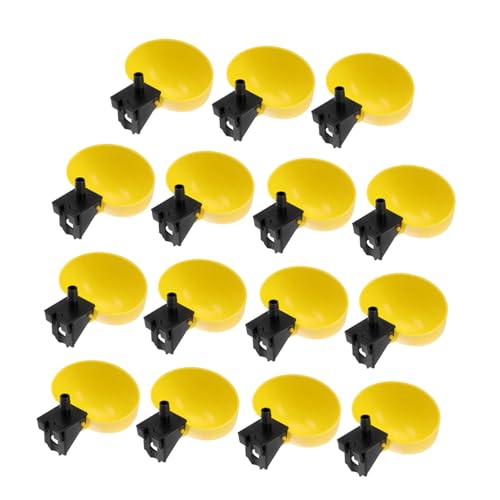 POPETPOP Multifunktionales Geflügel-wasserspender-Set 15-teilig Vogel-trinknäpfe Taubenfutterspender Hühnertränke Fütterungsbehälter von POPETPOP