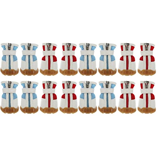 POPETPOP 16 STK Haustierschuhe Atmungsaktive Mesh-Schuhe Hundeschuhe Für Den Winter Mesh-Schuhe Für Hunde Welpenschuhe Sommerschuhe Für Hunde Sandwich-mesh Outdoor-Stiefel Mittel POPETPOP 16 STK Haustierschuhe Atmungsaktive Mesh-Schuhe Hundeschuhe Für Den Winter Mesh-Schuhe Für Hunde Welpenschuhe Sommerschuhe Für Hunde Sandwich-mesh Outdoor-Stiefel Mittel von POPETPOP