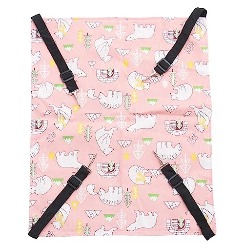 POPETPOP 1Pc Rosa Kaninchen Hängematte Freunde Bett Familie Sonstiges Zubehör cm Haken Guinea Mit Hamster -Arbeiter Muster Kleine Hütte Katzen Haustier Niedlich Matte Rennmaus von POPETPOP