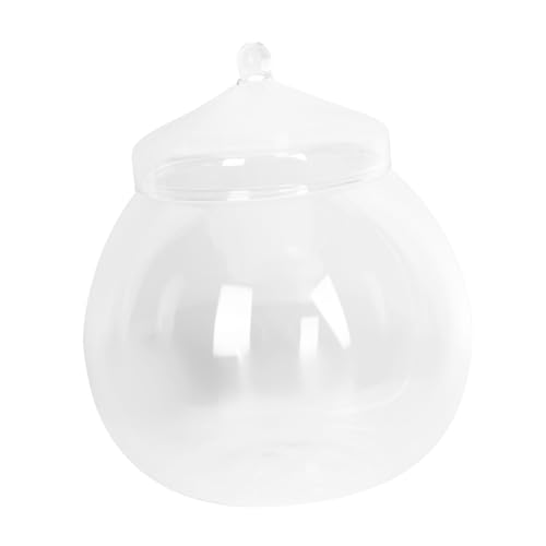 POPETPOP 1satz Glas Terrarium Container Für Mikrolandschaften Eco-Flasche Mit Deckel Für Kreative Innen Und Außendekoration Pflanzenbehälter Transparentes Design Für Dekorative von POPETPOP