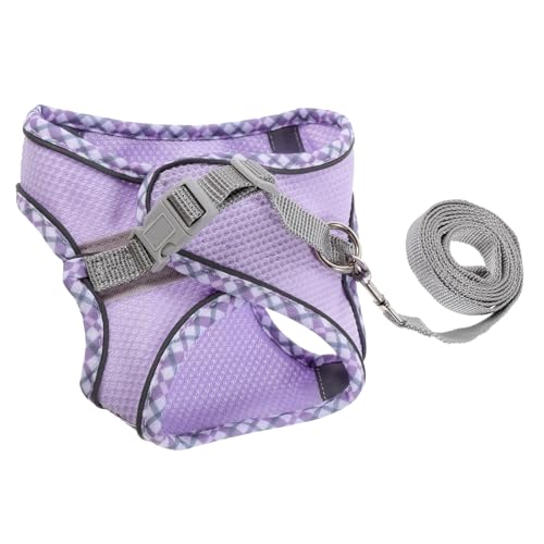 POPETPOP 1Satz Hundeweste Set Für Kleine Haustiere Verschleißfestes Hundegeschirr Mit Dekorativer Leine Für Katzen Xs Für Sicheres Gassigehen Und Haustierzubehör von POPETPOP