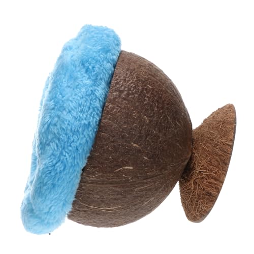 POPETPOP 1Satz Kokosnussschalen Nest Für Hamster Bequeme Kuschelhöhle Aus Natürlichem Material Für Kleine Wie Chinchillas Und Ratten Zu Reinigen Und Langlebig von POPETPOP