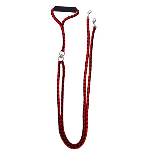POPETPOP 1Stk Haustierleine Rinde für groß Leine Kette Griffe Haken handhaben pet Supplies hundebedarf Hundeaccessoires hundeartikel Hundeleine Hundetraining führen Haustier-Handleine Black von POPETPOP