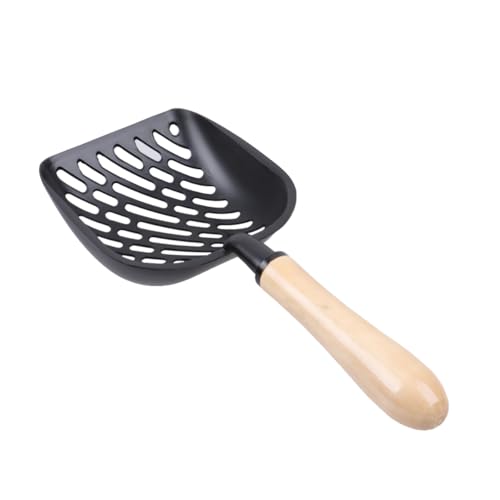 POPETPOP 1pc Heavy Duty Legierung Katzenstreu Schaufel Holzgriff Kätzchen Sands Scoop Für Haustier Reinigung POPETPOP 1pc Heavy Duty Legierung Katzenstreu Schaufel Holzgriff Kätzchen Sands Scoop Für Haustier Reinigung von POPETPOP