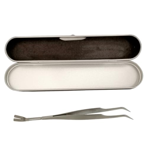 POPETPOP 1stück Tweezer Für Hunde Professionelles Zecken Und Flohentfernungstool Leicht Und Tragbar Für Pflege Von Haustieren Im Praktischen Metallgehäuse von POPETPOP