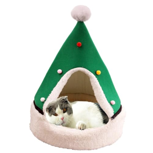POPETPOP 1Stk Weihnachtshaustiernest Geschlossenes Haustierhaus Geschlossenes Haustierbett Winterhaus für Haustiere warme Katzenhütte Zelt Katzenbett Weihnachtsbett für Haustiere Hündchen POPETPOP 1Stk Weihnachtshaustiernest Geschlossenes Haustierhaus Geschlossenes Haustierbett Winterhaus für Haustiere warme Katzenhütte Zelt Katzenbett Weihnachtsbett für Haustiere Hündchen von POPETPOP