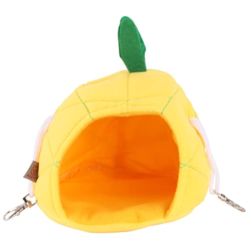 POPETPOP 1Stk hängendes Schlafzimmer Hundekäfig Einstreu für Hamster meerschweinchen versteck Kleintiernest Hamsternest warme Haustierhängematte Hamster-Hängematte aus Baumwolle Yellow POPETPOP 1Stk hängendes Schlafzimmer Hundekäfig Einstreu für Hamster meerschweinchen versteck Kleintiernest Hamsternest warme Haustierhängematte Hamster-Hängematte aus Baumwolle Yellow von POPETPOP