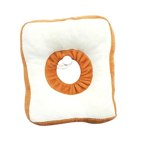 POPETPOP 1stück Katzenhalsband Mit Toast-Design Verstellbare Bequeme Halskrause Für Katzen Für Genesung Und Schutz Multifunktional Als Dekoration Und Kissen POPETPOP 1stück Katzenhalsband Mit Toast-Design Verstellbare Bequeme Halskrause Für Katzen Für Genesung Und Schutz Multifunktional Als Dekoration Und Kissen von POPETPOP