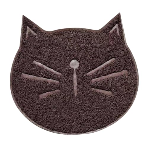 POPETPOP 1Stück Katzenstreu Matte rutschfeste Klauenschleifmatte Wasser und Urinbeständig Pflegeleichtes Design für Sauberen Wohnbereich für Mittelgroße Katzen von POPETPOP