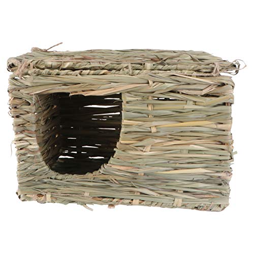 POPETPOP Handgemachtes Faltbares Nest Für Kaninchen Schlafhaus Aus Naturstroh Für Kleintiere Wie Meerschweinchen Hamster Und Chinchillas Klein POPETPOP Handgemachtes Faltbares Nest Für Kaninchen Schlafhaus Aus Naturstroh Für Kleintiere Wie Meerschweinchen Hamster Und Chinchillas Klein von POPETPOP
