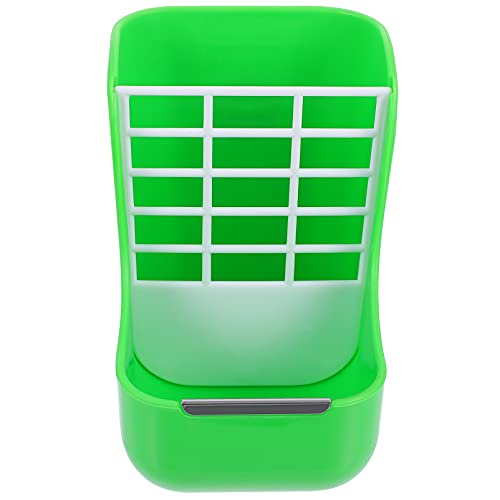 POPETPOP Grass Box Feeder Für Heu Lagerung Box Festen Knopf Tierfutter Spender Für Tiere Grün 1pc von POPETPOP