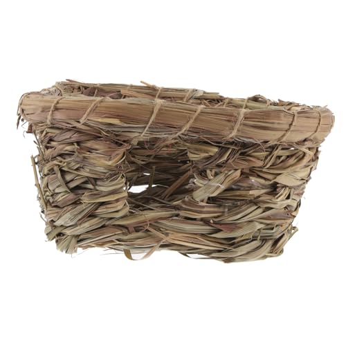 POPETPOP Rattenversteck Natürliches Gras Gewebt Für Haustiere Nest Hamsternest Meerschweinchenhütte POPETPOP Rattenversteck Natürliches Gras Gewebt Für Haustiere Nest Hamsternest Meerschweinchenhütte von POPETPOP