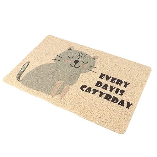 POPETPOP 1stk Haustier Katzentoilette Abfallfangmatte Katzenhängematte Bausatz Hundebett Wurf Katzenkäfig Katzenstreu-fänger-Teppich Matte Für Katzen Futterspender Spa PVC Grey POPETPOP 1stk Haustier Katzentoilette Abfallfangmatte Katzenhängematte Bausatz Hundebett Wurf Katzenkäfig Katzenstreu-fänger-Teppich Matte Für Katzen Futterspender Spa PVC Grey von POPETPOP