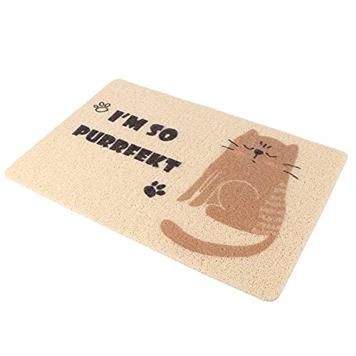 POPETPOP Katzenunterlage Katzenmatte Mehrfarbiges PVC-Material Bequemes Haustierkissen Für Katzen Und Hunde Design POPETPOP Katzenunterlage Katzenmatte Mehrfarbiges PVC-Material Bequemes Haustierkissen Für Katzen Und Hunde Design von POPETPOP