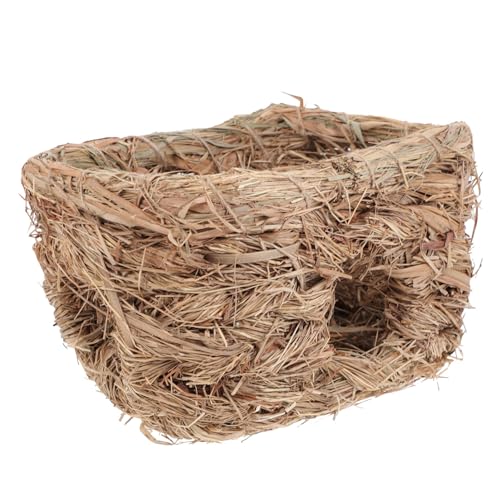 POPETPOP 1stk Kaninchennest Bettwäsche Für Kleine Haustiere Großer Meerschweinchenkäfig Hamsterbettwäsche Hütte Rattenhängematten Für Käfig Nagetierbett Hasenkäfig Stroh Für Kaninchen Gras von POPETPOP