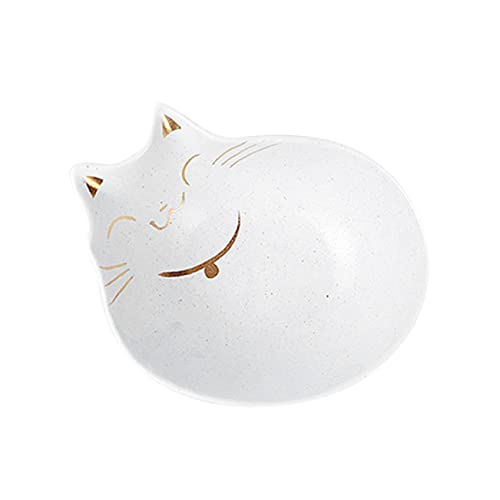 POPETPOP 1stück Kerntyp Katzenfutternapf Keramik Mit Katzenmuster Elegantes Design Für Haustiere Geeignet Für Trockenfutter Und Snacks Pflegeleicht Und Geruchsneutral POPETPOP 1stück Kerntyp Katzenfutternapf Keramik Mit Katzenmuster Elegantes Design Für Haustiere Geeignet Für Trockenfutter Und Snacks Pflegeleicht Und Geruchsneutral von POPETPOP
