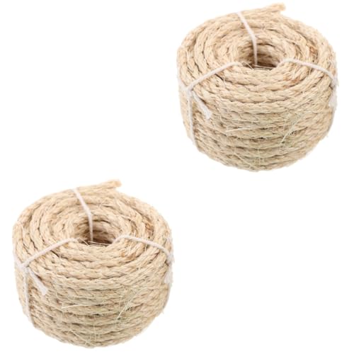 POPETPOP 2 Rollen Stabiles Kratzseil Multifunktionales Kratzseil Natürliches Jutegarn Austauschbares Kratzbaumseil Haushaltsseil Kratzbaumseil Für Den Täglichen Gebrauch Katze Kratzer Sisal POPETPOP 2 Rollen Stabiles Kratzseil Multifunktionales Kratzseil Natürliches Jutegarn Austauschbares Kratzbaumseil Haushaltsseil Kratzbaumseil Für Den Täglichen Gebrauch Katze Kratzer Sisal von POPETPOP