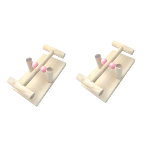 POPETPOP 2 STK Spielzeug Für Vögel Kletterspielzeug Vogel Spielstände Vogelspielständer Hamsterhaus Spielzeug Vogelstangen Vogelspielhalle Vogelbarschständer Papagei Anhänger Hölzern POPETPOP 2 STK Spielzeug Für Vögel Kletterspielzeug Vogel Spielstände Vogelspielständer Hamsterhaus Spielzeug Vogelstangen Vogelspielhalle Vogelbarschständer Papagei Anhänger Hölzern von POPETPOP