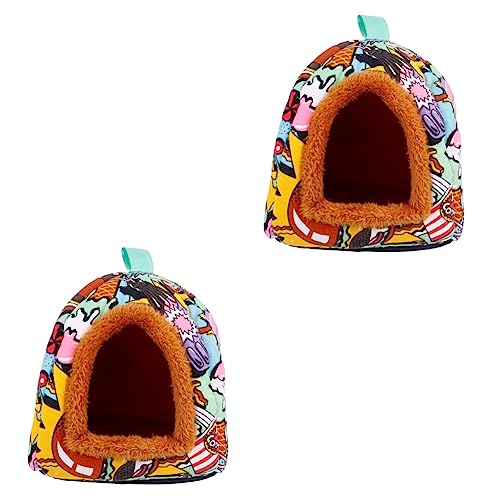 POPETPOP 2 STK Haustiernest Weiches Hundebett Höhlenbett Für Haustiere Zubehör Für Kleintierkäfige Hund Hochbett Katze Hunde Gemütliche Höhle Hamsterhausbett Sanft Schlafendes Nest POPETPOP 2 STK Haustiernest Weiches Hundebett Höhlenbett Für Haustiere Zubehör Für Kleintierkäfige Hund Hochbett Katze Hunde Gemütliche Höhle Hamsterhausbett Sanft Schlafendes Nest von POPETPOP