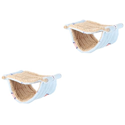 POPETPOP 2st Doppellagiges Hängematten-schlafnest Lovebird Hängendes Zelt Großer Vogelkäfig Flauschige Wellensittiche Einstreu Für Meerschweinchen Chinchilla Haustier Hamster Flanell POPETPOP 2st Doppellagiges Hängematten-schlafnest Lovebird Hängendes Zelt Großer Vogelkäfig Flauschige Wellensittiche Einstreu Für Meerschweinchen Chinchilla Haustier Hamster Flanell von POPETPOP