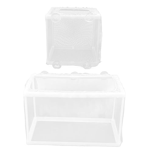 POPETPOP Inkubator Tank Fisch Net Mesh Typ Fisch Inkubator Für Aquarium 2 Stück Set von POPETPOP