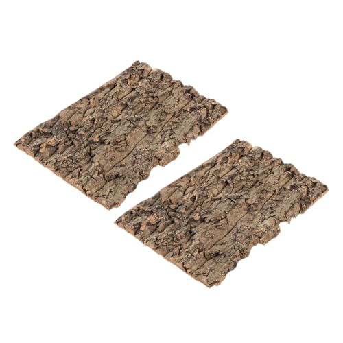 POPETPOP 2 Stück Fütterungsbox Terrarienbaumrinde Reptilienpanzerhintergrund Terrariumlieferungen Baumrinde - -Hintergrund Fischtankdekoration Hintergrundrinde Light POPETPOP 2 Stück Fütterungsbox Terrarienbaumrinde Reptilienpanzerhintergrund Terrariumlieferungen Baumrinde - -Hintergrund Fischtankdekoration Hintergrundrinde Light von POPETPOP