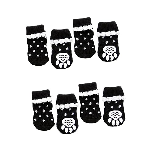 POPETPOP 2 Stücke Haustier Socken Hund Warme Bequeme Nicht-Spitze Socken Baumwolle Größe XL Schwarz Pet Supplies POPETPOP 2 Stücke Haustier Socken Hund Warme Bequeme Nicht-Spitze Socken Baumwolle Größe XL Schwarz Pet Supplies von POPETPOP