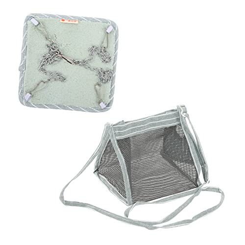 POPETPOP Haustier-Tragetasche Für Hamster Rennmäuse Meerschweinchen Chinchillas Atmungsaktive Schultertasche Mit Hängematte Für Reisen Und Campingausflüge POPETPOP Haustier-Tragetasche Für Hamster Rennmäuse Meerschweinchen Chinchillas Atmungsaktive Schultertasche Mit Hängematte Für Reisen Und Campingausflüge von POPETPOP