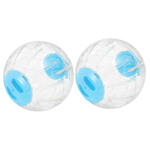 POPETPOP 2st Hamster Laufball Hamsterräder Hamster Übungsspielzeug Laufrad Für Haustiere Kleine Tiere Laufräder Ball Hamster-übungsspielzeug -Hamster-Spielzeug Scheibenrad Goldener Bär STK von POPETPOP