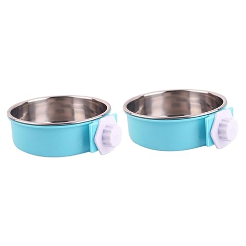 POPETPOP 2 Stück Gesunder Futternapf Für Haustiere Edelstahl Für Hunde Und Katzen Wasserspender Käfig Coop-napf Haustierbedarf Leicht Zu Reinigen POPETPOP 2 Stück Gesunder Futternapf Für Haustiere Edelstahl Für Hunde Und Katzen Wasserspender Käfig Coop-napf Haustierbedarf Leicht Zu Reinigen von POPETPOP
