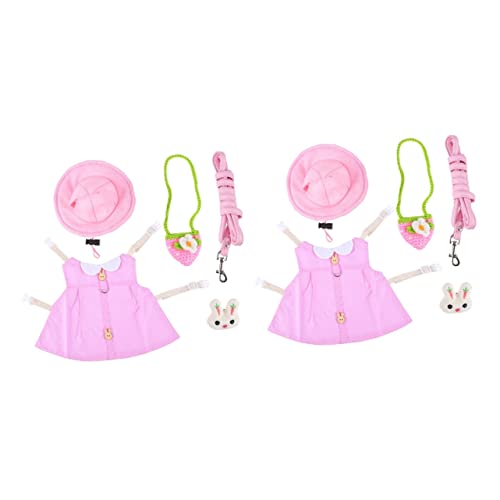 POPETPOP 2 Stücke Dress up Bunny Weste Leine Set Für Haustier Spielzeit Zubehör POPETPOP 2 Stücke Dress up Bunny Weste Leine Set Für Haustier Spielzeit Zubehör von POPETPOP