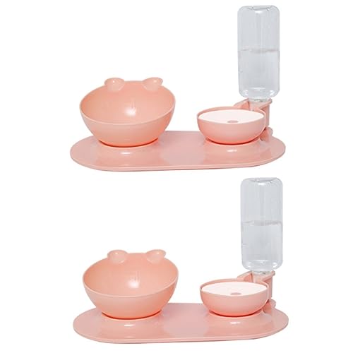 POPETPOP 2 Stücke Abnehmbare Pet Bowl Neck Feeder Doppel Feeder Pet Supply Edelstahl POPETPOP 2 Stücke Abnehmbare Pet Bowl Neck Feeder Doppel Feeder Pet Supply Edelstahl von POPETPOP