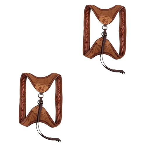 POPETPOP 2 Stücke Pet Supplies Katze Zugseil Katze Hund Zubehör Minimalistischen Design Größe L Kaffee Farbe Leine von POPETPOP