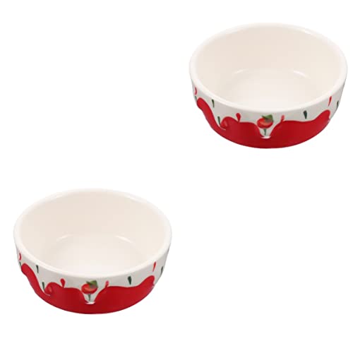 POPETPOP 2 Stück Futternapf Für Meerschweinchen Hamster Wassernäpfe Set Keramikschüssel Stabiler Boden Für Ratten Chinchillas POPETPOP 2 Stück Futternapf Für Meerschweinchen Hamster Wassernäpfe Set Keramikschüssel Stabiler Boden Für Ratten Chinchillas von POPETPOP