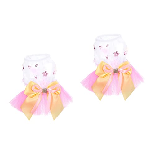 POPETPOP 2st Hund Prinzessin Kleid Hund Partyrock Haustier Hund Pullover Hundeblumenkleid Hundegeburtstagsrock Lustiges Hundekleid Hunde-Cosplay-Outfit Bogenkleid Polyester Sommer Der Hund POPETPOP 2st Hund Prinzessin Kleid Hund Partyrock Haustier Hund Pullover Hundeblumenkleid Hundegeburtstagsrock Lustiges Hundekleid Hunde-Cosplay-Outfit Bogenkleid Polyester Sommer Der Hund von POPETPOP