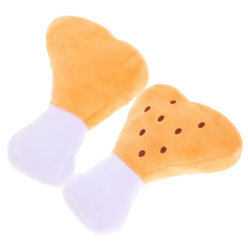 POPETPOP 2pc Huhn Bein Plüsch Hund Spielzeug Quietschende Hund Kauen Spielzeug Für Welpen POPETPOP 2pc Huhn Bein Plüsch Hund Spielzeug Quietschende Hund Kauen Spielzeug Für Welpen von POPETPOP