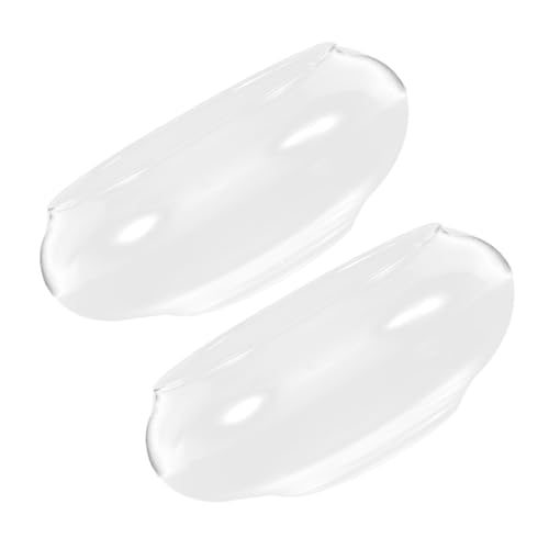 POPETPOP 2 Stück Hydroponischer Blumentopf aus Glas Desktop-Goldfischglas rundes Glasterrarium Lotuspflanzer Desktop-Pflanzgefäß Desktop-Aquarium Wasserlily Bowl Transparent von POPETPOP