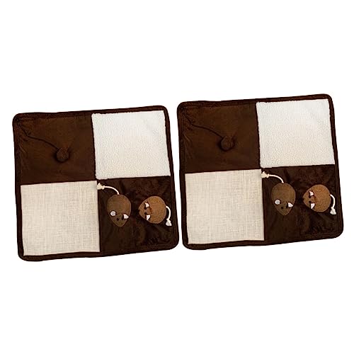 POPETPOP 2st Haustierzubehör Katze Katzenminze Spielzeug Schlafdecke Für Kätzchen Katzenkratzteppich Sisal-Katzen-kratzunterlage Kätzchen Kratzmatte Katze Schlafmatte Sisalkatze Die Katze POPETPOP 2st Haustierzubehör Katze Katzenminze Spielzeug Schlafdecke Für Kätzchen Katzenkratzteppich Sisal-Katzen-kratzunterlage Kätzchen Kratzmatte Katze Schlafmatte Sisalkatze Die Katze von POPETPOP