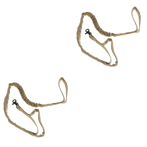 POPETPOP 2 Stücke Elastische Hundetrainingsleine Komfortabler Griff Schnell - Große Hundeleine Khaki POPETPOP 2 Stücke Elastische Hundetrainingsleine Komfortabler Griff Schnell - Große Hundeleine Khaki von POPETPOP