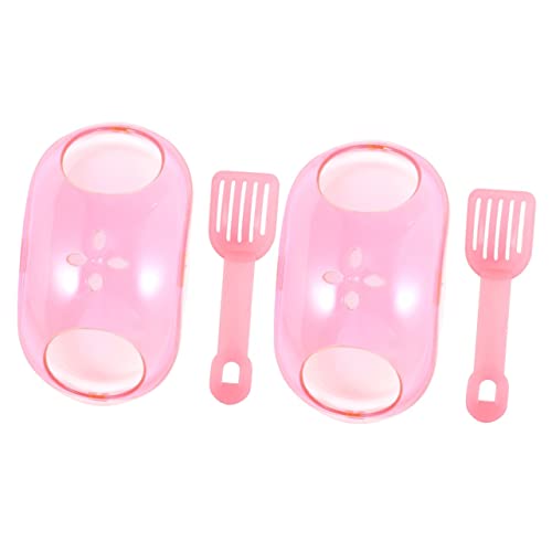 POPETPOP 2-teiliges Sandbadezimmer-Set Für Haustiere Chinchilla Hamster Badehaus Tragbar Mit Filterschaufel Halber Eingang Zur Beobachtung POPETPOP 2-teiliges Sandbadezimmer-Set Für Haustiere Chinchilla Hamster Badehaus Tragbar Mit Filterschaufel Halber Eingang Zur Beobachtung von POPETPOP
