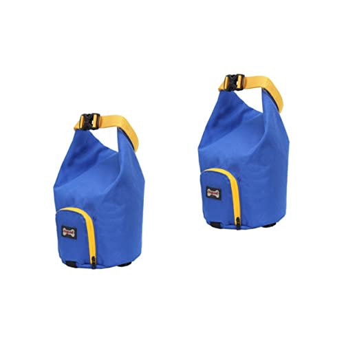POPETPOP 2 Stücke S Hundefutter Lagerung Tasche Große Kapazität Lebensmittel Tank Tragbare Outdoor Tiernahrung Beutel von POPETPOP