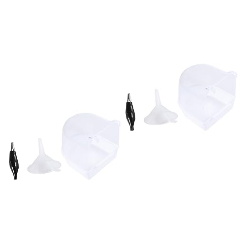 POPETPOP 2stücke Vogelbadewanne Für Kleine Vögel Wasserspeicher-badewanne Mit Trichter Leichtes Und Stabiles Design Für Wellensittiche Und Papageien Sicheres Material Für Mehr Spaß POPETPOP 2stücke Vogelbadewanne Für Kleine Vögel Wasserspeicher-badewanne Mit Trichter Leichtes Und Stabiles Design Für Wellensittiche Und Papageien Sicheres Material Für Mehr Spaß von POPETPOP