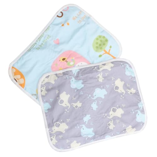 POPETPOP 2st Trainingsmatte Kinderbettunterlage Einstreu Für Meerschweinchen Kaninchenstreu Anti-Kaninchen-einstreu Tierstreu Einwegunterlagen Klein Jeder Urin Urinal Baumwolle Baby von POPETPOP