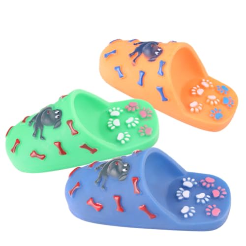 POPETPOP 2 Stück mit Zahnschleiftschuhen Welpenspielzeug Unzerstörbares Hundespielzeug Kauer kauspielzeug welpe Dog chew Toy hundeschuhe Kauspielzeug für Hunde Haustier Backenzahn von POPETPOP