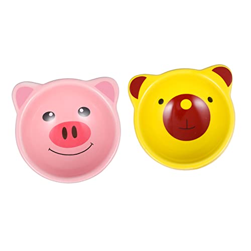 POPETPOP 2st Hamsterschale Aus Keramik Kleiner Tiernapf Toilettenschale Für Kleine Haustiere Kleintierfutterhalter Futternapf Für Haustiere Vogelfütterer Chinchilla-Futter Hase Perlmutt POPETPOP 2st Hamsterschale Aus Keramik Kleiner Tiernapf Toilettenschale Für Kleine Haustiere Kleintierfutterhalter Futternapf Für Haustiere Vogelfütterer Chinchilla-Futter Hase Perlmutt von POPETPOP