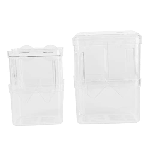 POPETPOP 2st Guppy-schlüpfer Aquariumzüchter Inkubator Für Aquarien Aus Acryl Fischei Trennwand Zum Ausbrüten Von Fischen Garnelen Inkubator Kleiner Braten Plastik Garnelen-Eier von POPETPOP