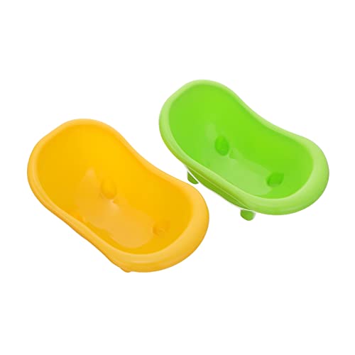 POPETPOP Papagei Waschen Box Vogel Bad Schüssel Kunststoff Vögel Reinigung Becken Pet Feeder Multifunktionale Vogel Bad von POPETPOP